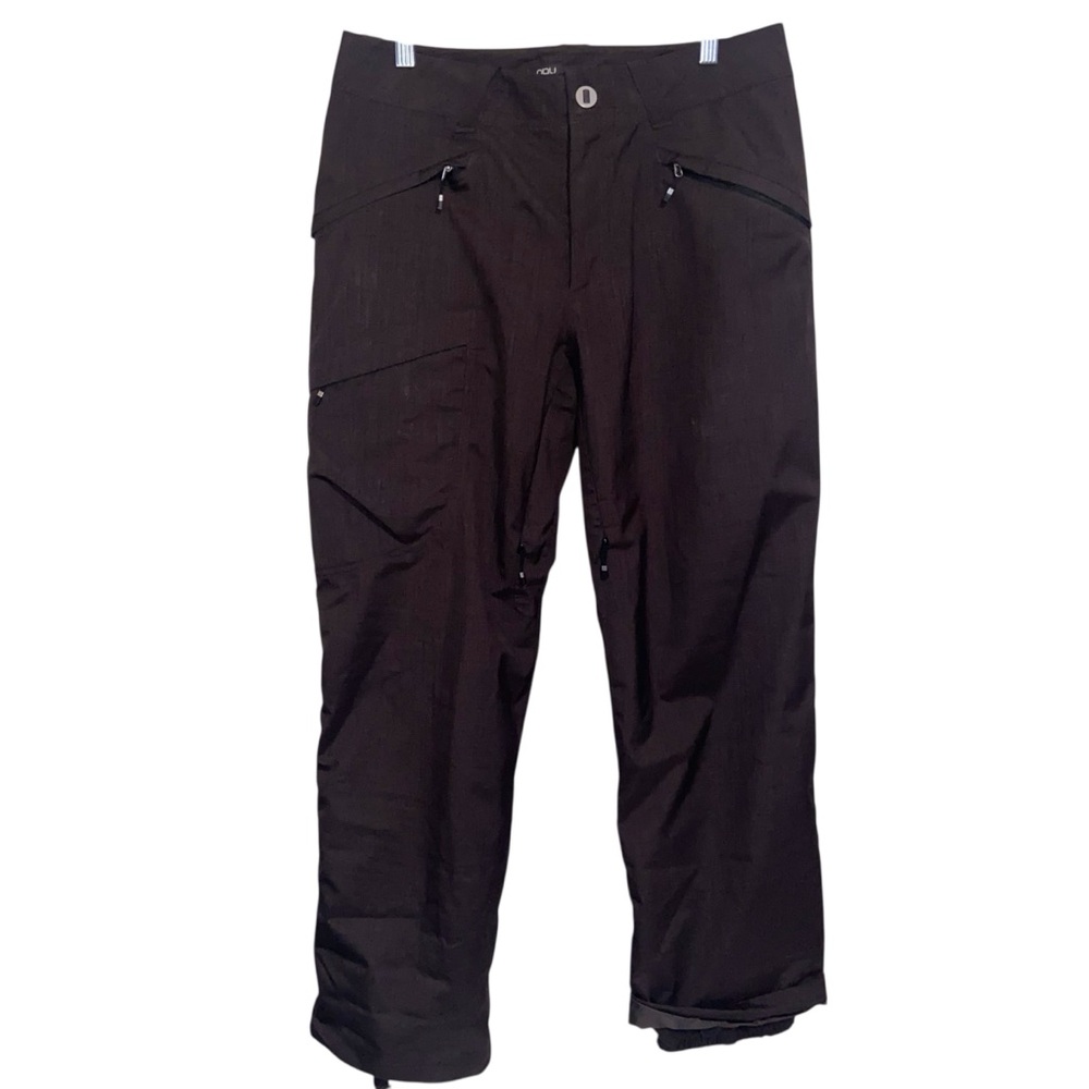 Nau Ski Pants Size 32 Pockets Outdoor Skiing Snowboarding Winter Brown